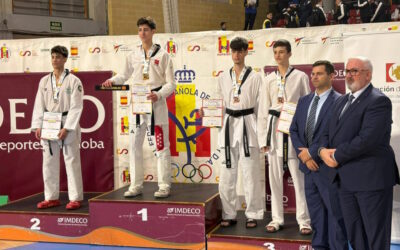 Marcos López medalla de bronce en el Campeonato de España de Taekwondo Senior